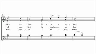 A BOY WAS BORN IN BETHLEHEM Christmas carol SATB [upl. by Missak]