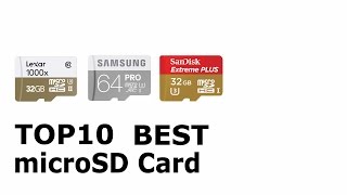 Top 10 Best microSD Card [upl. by Gelhar172]