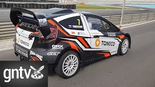 Full throttle in a World Rallycross car [upl. by Annehcu]