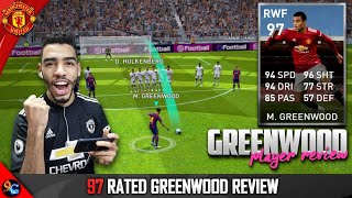 GREENWOOD 97 Rated Review 🔥 this guy is a goal scoring machine 😱 PES 2021 MOBILE [upl. by Akenna437]