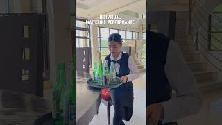 Individual Waitering Performance✨🍽️ [upl. by Jaymie]