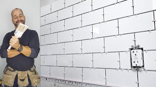 How To Install A Subway Tile Backsplash [upl. by Paquito894]