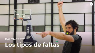 Los tipos de faltas  Baloncesto [upl. by Gutow]