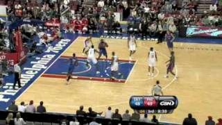 Pistons vs 76ers NBA Highlights 09122009 [upl. by Rbma278]