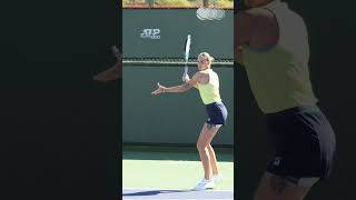 Karolina Pliskova forehand slowmotion [upl. by Werdnael]