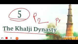 ICSE class 7 history chapter 5 The khalji Dynasty [upl. by Nottirb260]