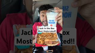 Jack In The Box Most Underrated fastfood fastfoodreview jackinthebox [upl. by Navinod829]