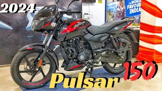 Bajaj Pulsar 150 new model 2024 Bs7 OBD2Fi New on road price average detailed review pulsar bike [upl. by Tome757]