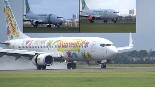 All 4 Transavia Liveries New Old And Special livery landing at Schiphol Airport The Polderbaan [upl. by Eicnan]