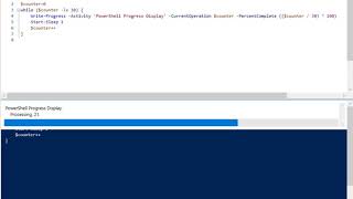 PowerShell WriteProgress Display Function [upl. by Ahsahs]