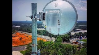 Ceragon Anteena Installation on Pole Mounting For 4G Network [upl. by Heger]