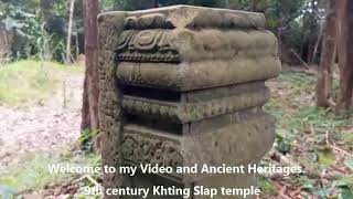 Cambodia Hindu temple  Prasat Khting Slap temple  Phnom Kulen mountain [upl. by Eltsirc836]