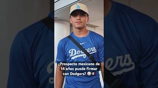 ¿PROSPECTO MEXICANO EZEQUIEL RIVERA de 14 AÑOS puede FIRMAR CONTRATO con DODGERS de LOS ÁNGELES [upl. by Nadabas]