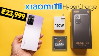 Xiaomi 11i HyperCharge Unboxing  First Sale Unit  Fastest 120W🔥  120Hz AMOLED 😍  Dimensity 920🔥 [upl. by Novehc]