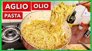 Spaghetti Aglio Olio Pasta Recipe  Cooking Paaji [upl. by Brote]