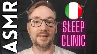 Sleep Clinic 💤 Clinica del sonno ASMR ITA Tapping whispering Trigger Words [upl. by Sucramraj807]