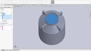 how to make water tank in solidworks [upl. by Aelaza]