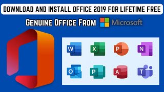 Download and install Original Microsoft Office 2019 for Free  Activation Key Not Required  2024 [upl. by Asecnarf]