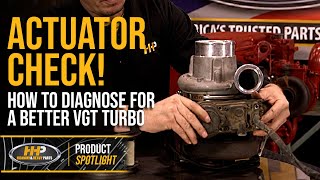 How To Diagnose Your VGT Turbo Actuator [upl. by Aihsemaj]