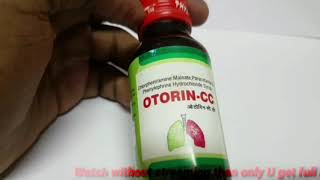 Otorin CC cold syrup review in tamil Medicine Health [upl. by Rori718]