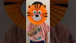 How to make paper mask for puppet play kids papercraft ideas mask puppet [upl. by Gilleod]