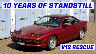 First Drive in 10 Years  Garden Find V12 BMW E31 850i Revival  Project Marseille Part 4 [upl. by Oinimreh254]