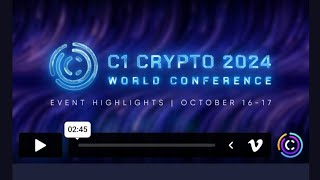 THE HIGHLIGHTS OF SUCCESSFUL C1 CRYPTO EVENT IN ABU DHABIOCTOBER 16 amp 172024 [upl. by Grethel]