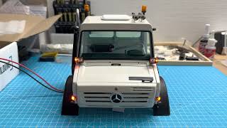 ScaleART Unimog Bausatz Leuchtentest 2 [upl. by Lekcar807]