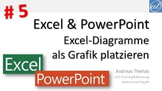 PowerPoint  ExcelDiagramm als Bild einfügen  5 [upl. by Eilasor20]