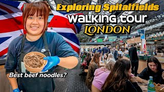 Londons Most Underrated Street Market  Walk Log Of Spitalfields [upl. by Vitale]