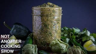 how to make SALSA VERDE  ROASTED TOMATILLO SALSA [upl. by Horbal]