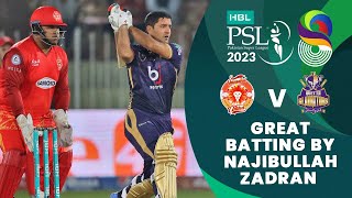 Great Batting By Najibullah Zadran  Islamabad vs Quetta  Match 21  HBL PSL 8  MI2T [upl. by Lundquist]