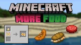 MORE FOOD ADDON  MINECRAFT BEDROCK 119 [upl. by Selby]