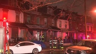 Neighbor helps family escape burning home in Philadelphias Nicetown [upl. by Mercie]