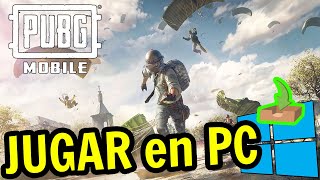 🎮 Cómo JUGAR  PUBG MOBILE  en PC ▶ DESCARGAR e INSTALAR [upl. by Einapets]