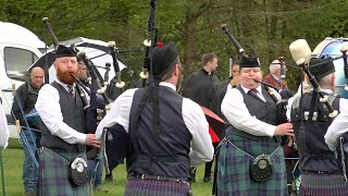 Deeside Caledonia Pipe Band in Grade 2 at Banchory 2023 North of Scotland Pipe Band Championship [upl. by Jeanelle]