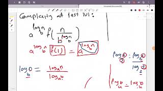 Prove of Master Theorem Algorithm [upl. by Emelyne]