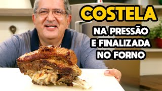 Como Fazer Costela na Pressão e no Forno  Tv Receitas [upl. by Yahc]