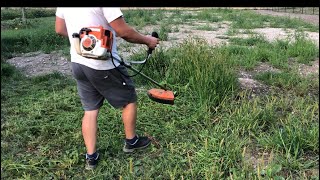 TEST STIHL FS 120 amp Cold start [upl. by Aseeral668]