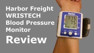 Harbor Freight Blood Pressure Monitor Review [upl. by Lala]