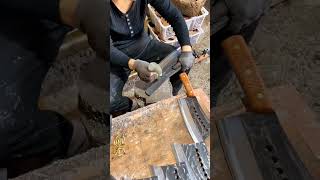 Im Making My Own Knife Handle from Scratchoutdoorgeartopknivesknifemakingedctranding shorts [upl. by Anoyi]