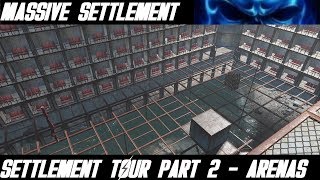 Fallout 4 Massiv Spectacle Island Settlement inspired by JUG  Settlement Tour Pt 2  PS 4 [upl. by Ariamoy]