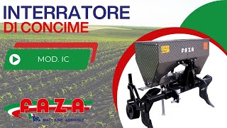 INTERRATORE DI CONCIME IC  Faza Srl Macchine Agricole [upl. by Eniamurt]