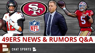 49ers Rumors Troy Aikman BELIEVES In Trey Lance  Tom Brady Trade Pay Deebo Samuel Nick Bosa QampA [upl. by Cacka952]