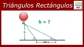 Problema 2 de TRIGONOMETRÍA EN TRIÁNGULOS RECTÁNGULOS [upl. by Brosine]