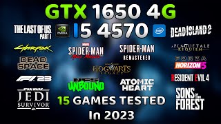 GTX 1650  i5 4570 in 2023🔥  15 Games Tested [upl. by Alenairam]