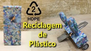 Reciclagem de Plástico parte 2  Usinagem [upl. by Rosenberg]