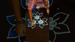 Simple Rangoli Design for 5×3 Dots [upl. by Sergent]