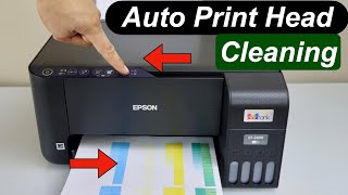 Epson ET 2400 Print Head Cleaning L1210 L1250 L3210 L3250 Printers Auto Print Head Cleaning [upl. by Oletta]