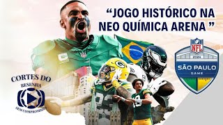 NFL no Brasil é um acerto A temporada do Futebol Americano começará com jogo na Neoquimica Arena [upl. by Marcile704]